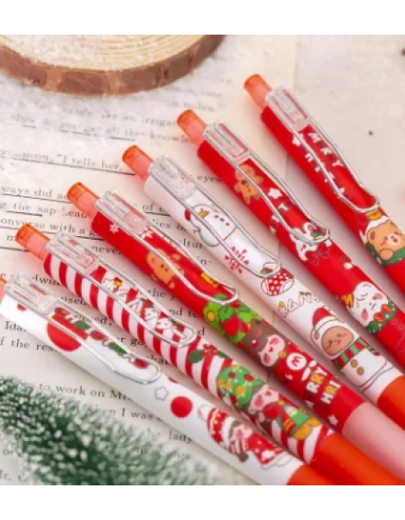 Christmas Pen Gel Pen Heart Christmas Stationery（wholesale）