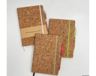 Office Supply Cork Notepad Hardcover Notebook （wholesale）